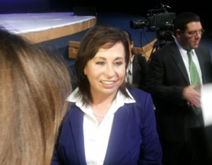 La candidata Sandra Torres respecto a las últimas encuestas: "las respetamos pero no las aceptamos" (PanAm Post)