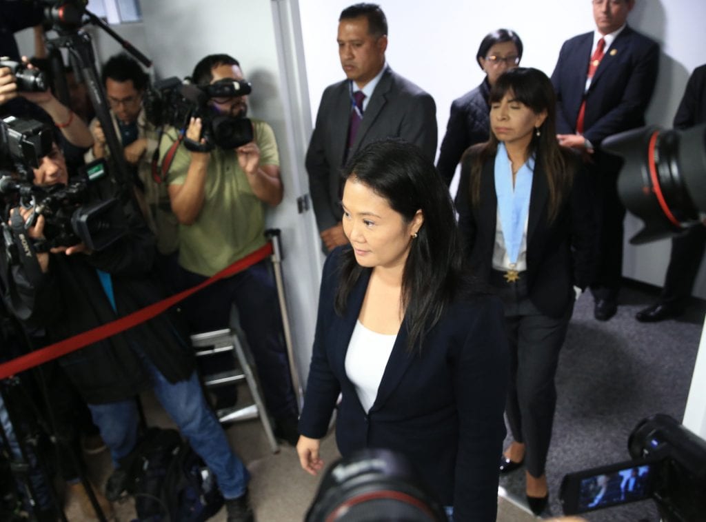 Juez reinicia audiencia de prisión preventiva contra Keiko ...