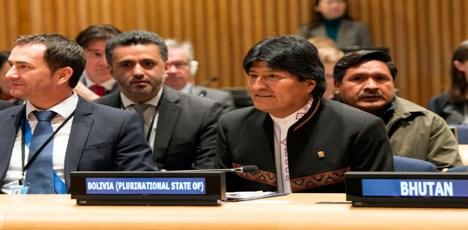 “Algunos de los temas prioritarios para Bolivia son los temas de la región, es la paz en Colombia y Haití, y otros temas globales como el de Sahara Occidental, la situación de Palestina”, explicó Llorenti (UN)