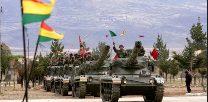 China - tanques de guerra a Bolivia