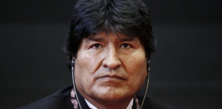 Evo Morales y Gabriela Zapata
