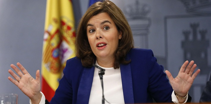 Soraya Sáenz, vicepresidenta española, aseguró que la preocupación de España por Venezuela no es por la campaña electoral. (El Español)