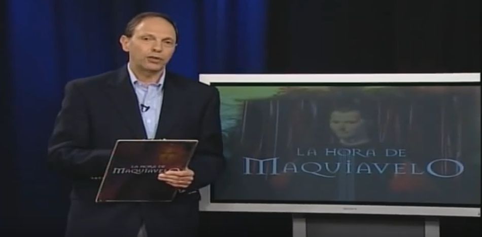 "La hora de Maquiavelo", un programa indispensable para entender el mundo detrás de la política. (Youtube) 