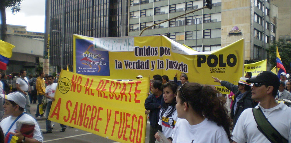 El Polo Democrático es el principal partido de izquierda en Colombia (Wikimedia)