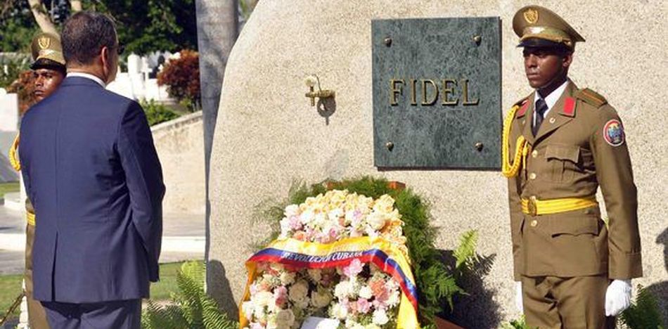 Outgoing Ecuadorian President Pays Homage to Cuba's Late Dictator Fidel Castro