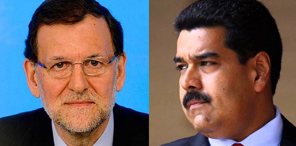 Mariano Rajoy (izquierda) y Nicolás Maduro (derecha).