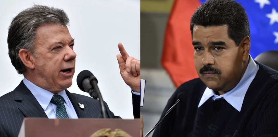 "Con este mensaje le doy mi respuesta al Gobierno de Colombia, entrometido, fuera tus manos de Venezuela presidente Juan Manuel Santos, fracasado, esa es mi respuesta para ti": Maduro. (Youtube)