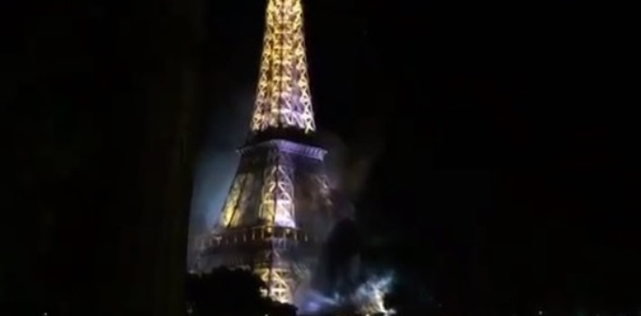 Torre Eiffel - incendio