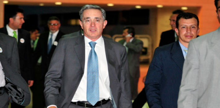 Álvaro Uribe Vélez es el principal opositor al proceso de paz (Wikimedia)