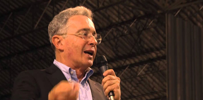 Álvaro Uribe Vélez ha sido el principal opositor al acuerdo entre el Gobierno Nacional y las FARC (YouTube)