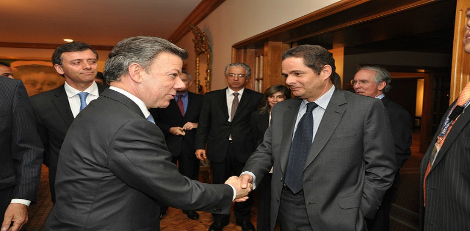 Germán Vargas Lleras junto a Juan Manuel Santos (Flickr) 