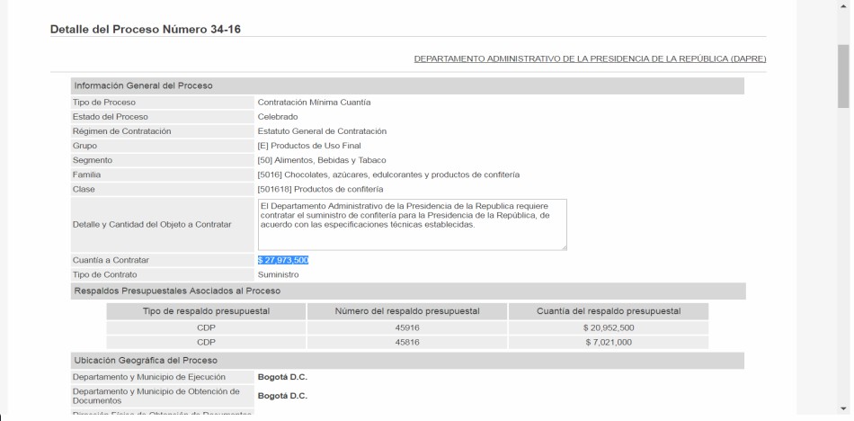 (Contratos del Estado Colombiano)