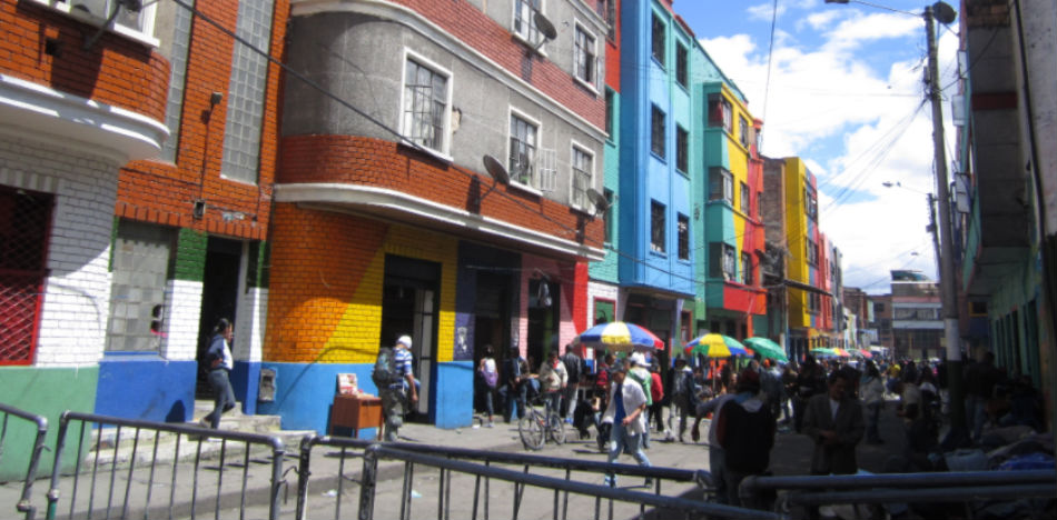 El sector de "El Bronx" está ubicado a pocas cuadras de la presidencia de Colombia y la Alcaldía de Bogotá (Wikimedia)