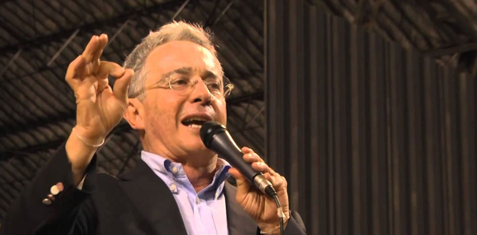 El Centro Democrático, partido del senador Álvaro Uribe, es el principal opositor al acuerdo Santos-FARC (YouTube)