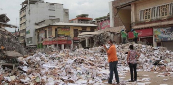 comercio - terremoto Ecuador