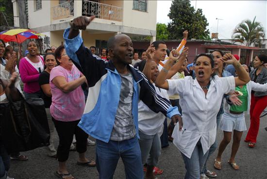 Disidentes políticos protestan en La Habana