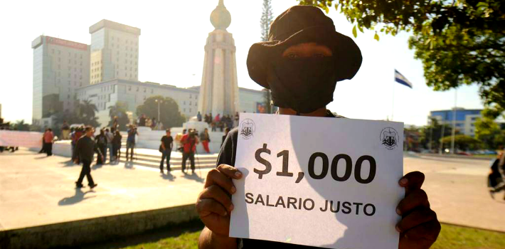 Policias Salvadorenos Manifestaron Para Exigir Salario De Us 1 000