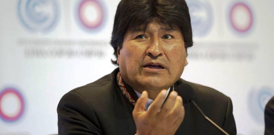 President Evo Morales running for president