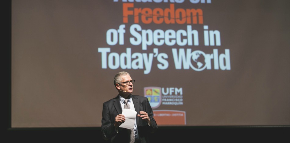 Flemming Rose ganó el Premio Milton Friedman a por avanzar la libertad que es otorgado por el Cato Institute. (UFM)