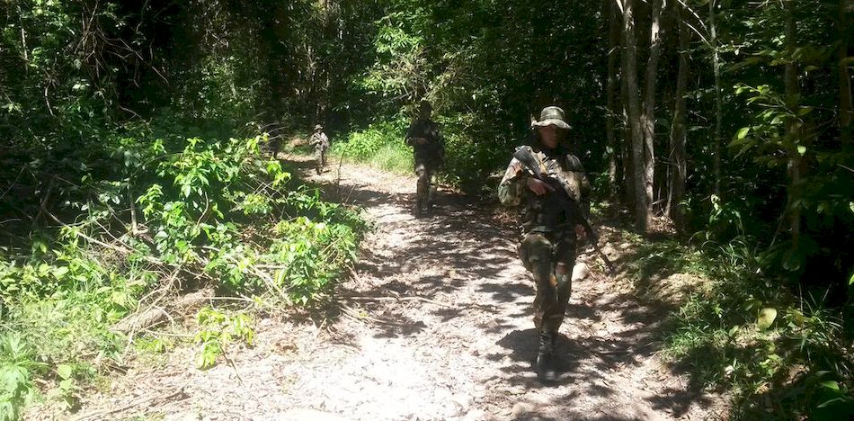 Muere soldado por ataque de un francotirador del reducto guerrillero del EPL "Los Pelusos" en la zona del Catatumbo. (Twitter)