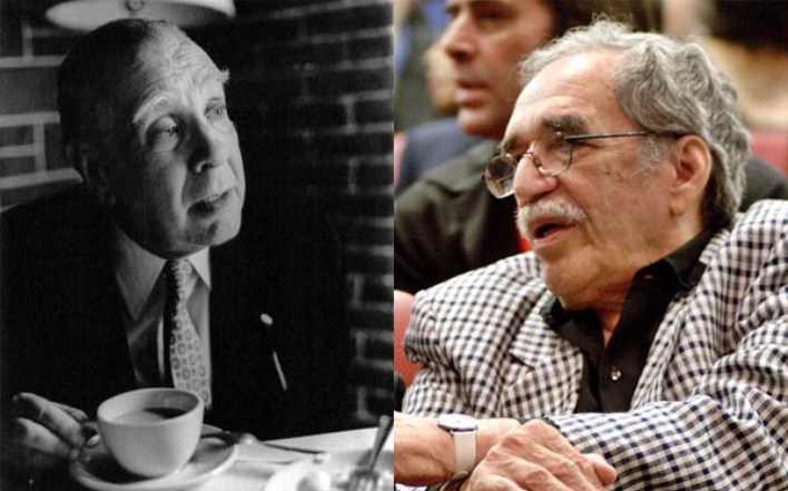 García Márquez afirmaba "detestar" a Borges por motivos políticos, pese a respetarlo como literato. (Emol)