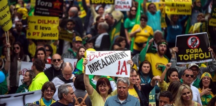Las protestas contra Dilma reeditan las ocurridas hace un año, pero ahora con mucha más fuerza. (800 Noticias)