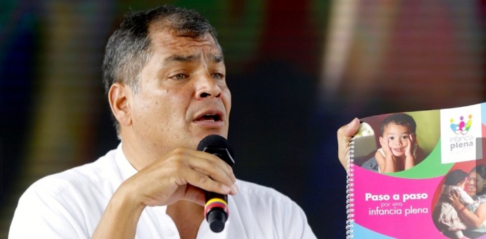 El presidente Rafael Correa aseguró que el tema de los fondos de Solca “no es tan interesante”. (4 pelagatos)
