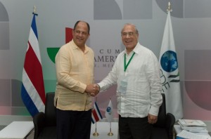 A fines del año pasado el presidente de Costa Rica, Luis Guillermo Solís, se reunió con el secretario general de la OCDE (La Nación)