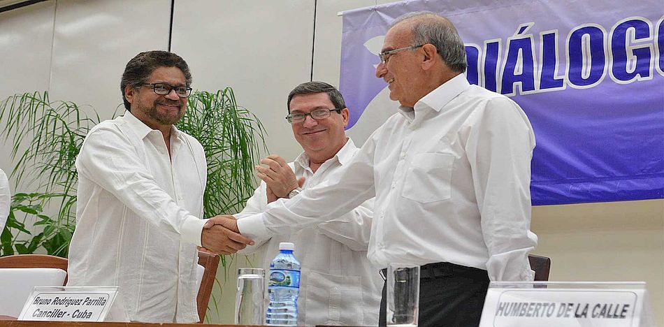 El exjefe negociador dijo que su puntaje no era para nada arrogante, asegurando que el conflicto en Colombia ya había terminado y que las FARC hoy en día son un movimiento político. (Presidencia)