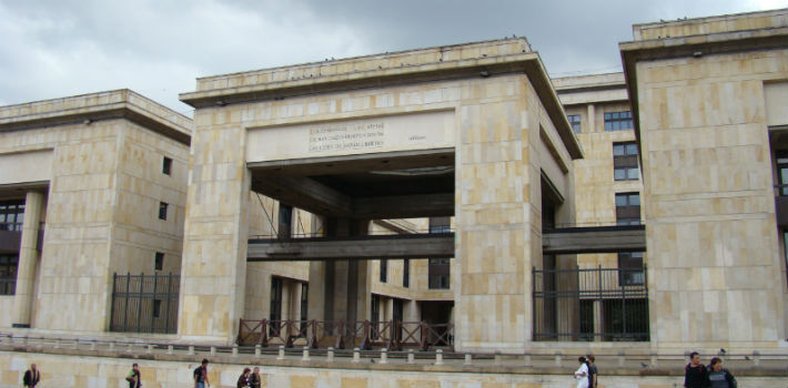 Palacio de Justicia de Colombia, lugar en el que se encuentra ubicada la Corte Suprema de Justicia (Wikimedia)