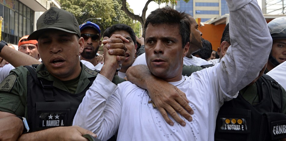 political prisoner Leopoldo López