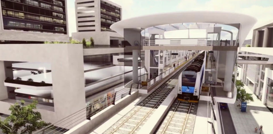 Así se verá la primera línea de metro de la ciudad (YouTube)