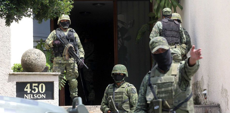 Ejército en las calles de México