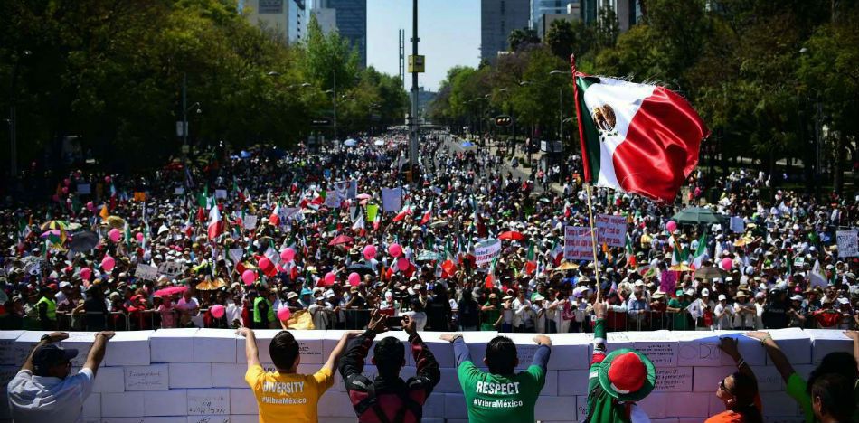 Protest of Trump's Border Wall