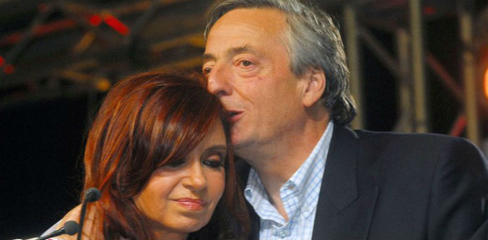 Nestor y Cristina Kirchner (Infobae)
