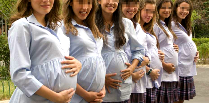 niñas embarazadas