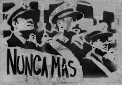 Graffiti en las calles de la provincia Buenos Aires. Fuente: Dirección General de cultura y Educación