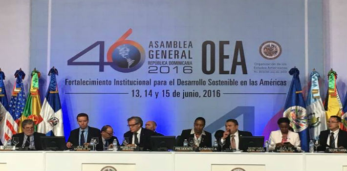 Los cancilleres de Bolivia y Chile enfrentaron posturas en el foro regional que se realiza en República Dominicana (OEA)