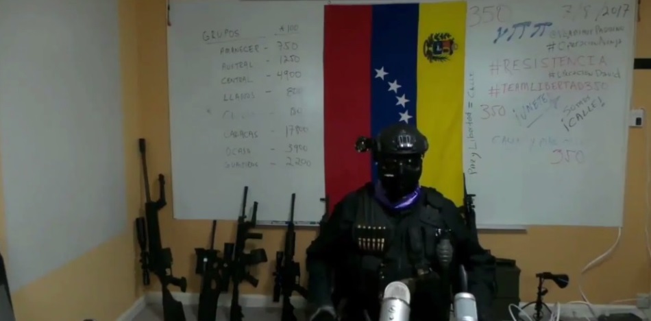El militar hizo referencia a la "Operación David" en la cual este fin de semana, un grupo funcionarios de la Fuerza Armada Nacional se sublevó contra el régimen de Nicolás Maduro y robaron un arsenal de armas (Twitter)