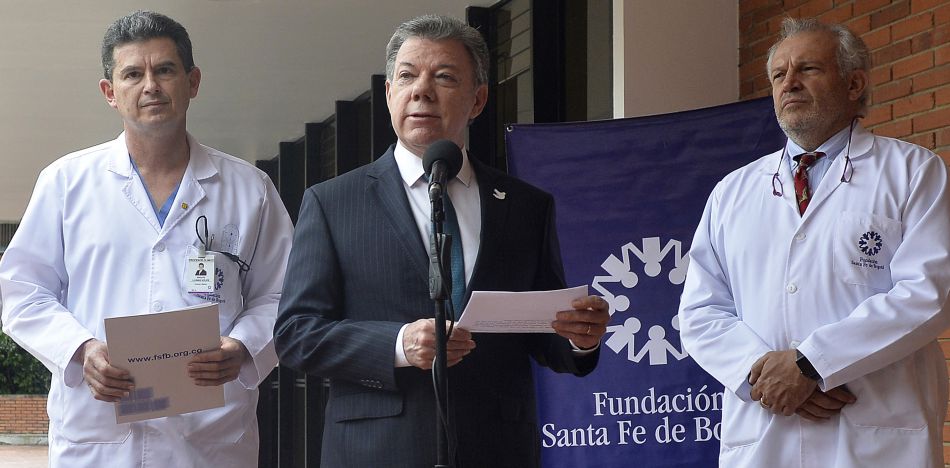 El presidente Juan Manuel Santos ya había sufrido de cáncer prostático (Juan David Tena - SIG)