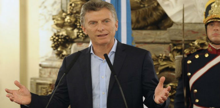 El presidente Mauricio Macri dijo que está seguro que "se está haciendo lo correcto" (Télam)