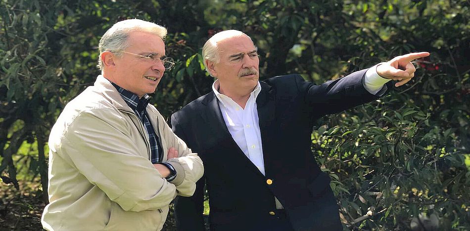 A 6 meses de las elecciones presidenciales en Colombia los expresidentes Álvaro Uribe y Andrés Pastrana hicieron oficial su alianza “Para reconstruir a Colombia”. (Twitter)